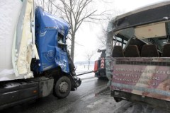 Wypadek na krajowej "pięćdziesiątce", droga zablokowana