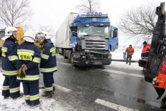 Wypadek na krajowej "pięćdziesiątce", droga zablokowana