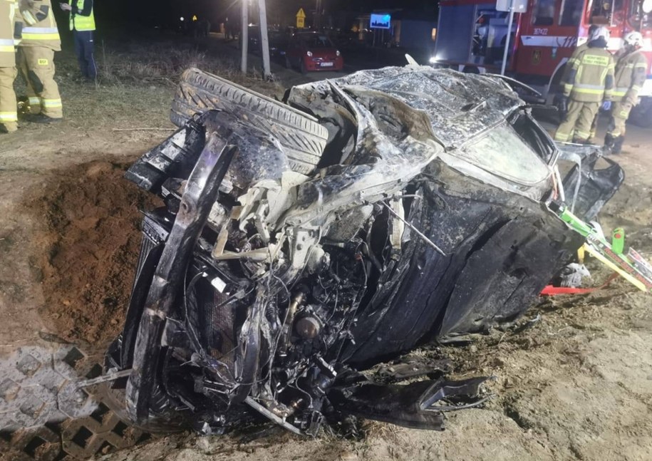 Wypadek na Mazowszu, fot. Policja Płock /