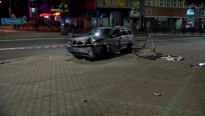 Wypadek na nielegalnych zawodach w Stargardzie. 18-latek z zarzutami