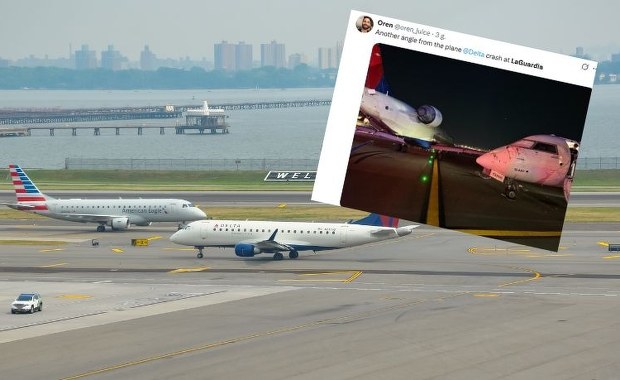 Wypadek na nowojorskim lotnisku. Podczas kołowania zderzyły się dwa samoloty