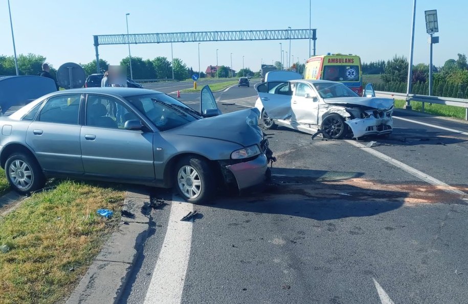 Wypadek na obwodnicy Radymna / KPP Jarosław /Policja