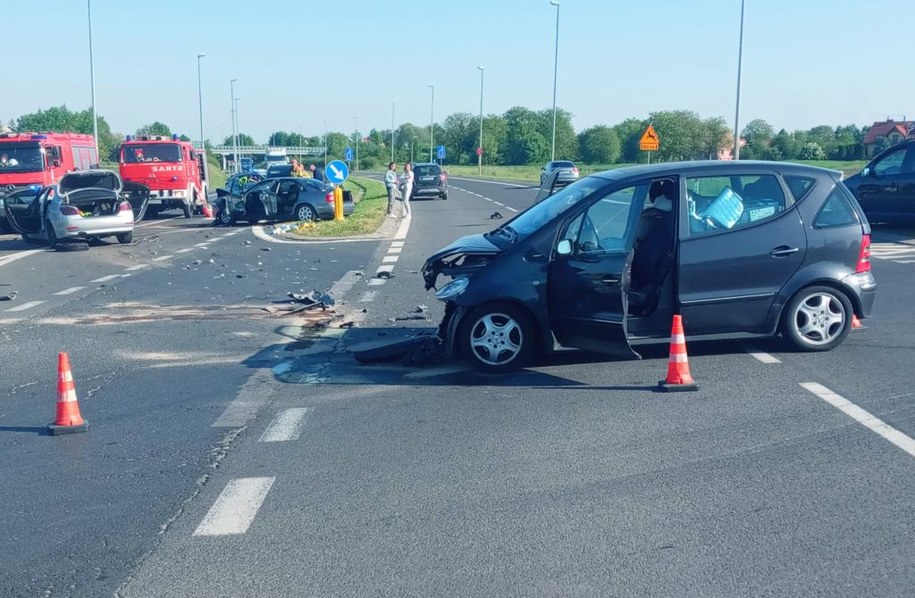 Wypadek na obwodnicy Radymna / KPP Jarosław /Policja