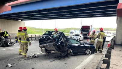 Wypadek na obwodnicy Trójmiasta. Jedna osoba trafiła do szpitala