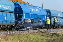 Wypadek na przejeździe kolejowym w miejscowości Jenin