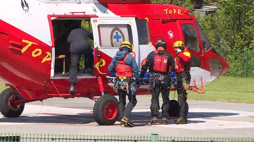 Wypadek na Rysach /Polsat News /Polsat News