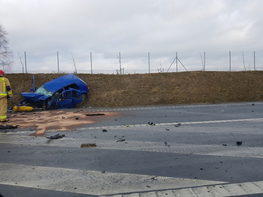 Wypadek na S19 /Gorąca Linia RMF FM /Gorąca Linia RMF FM