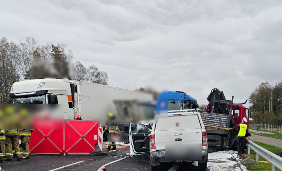 Wypadek na S6 /KPP w Wejherowie /