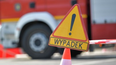 Wypadek na S7. Ciężarówka potrąciła dwóch robotników