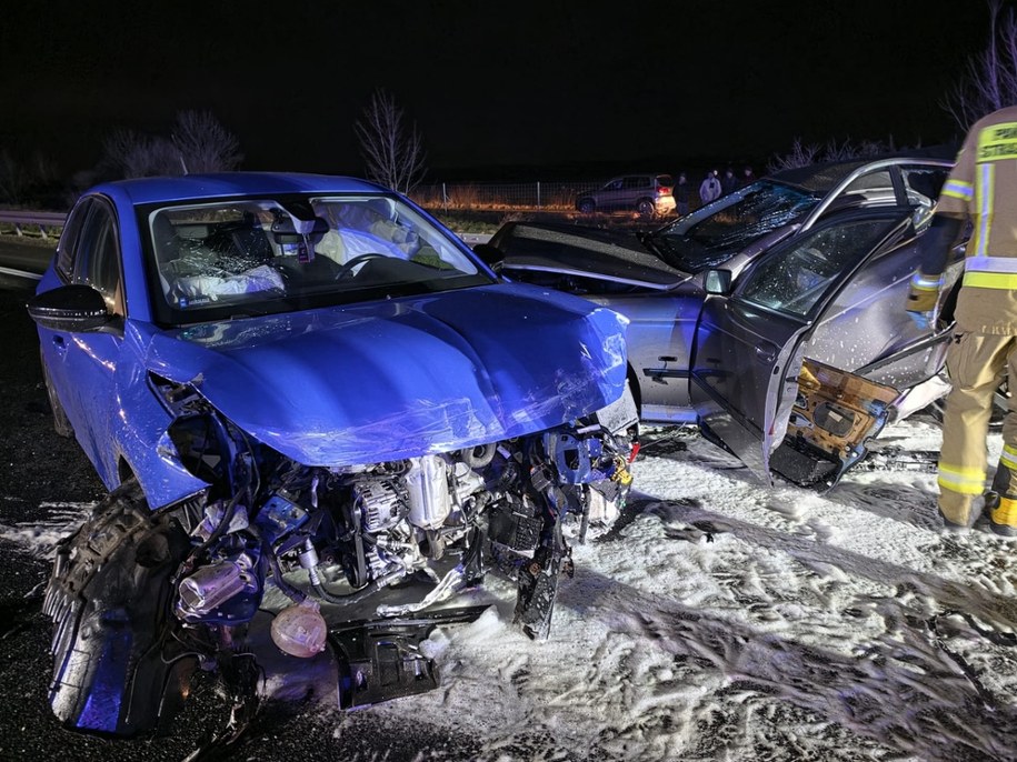 Wypadek na S8. /Piotr Paszkowski /RMF MAXX