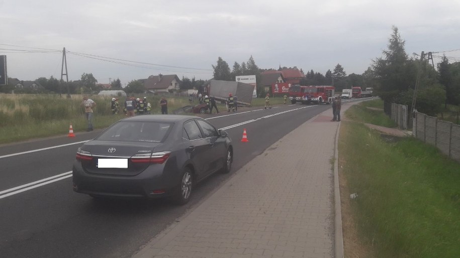 Wypadek na trasie 94 /Gorąca Linia RMF FM