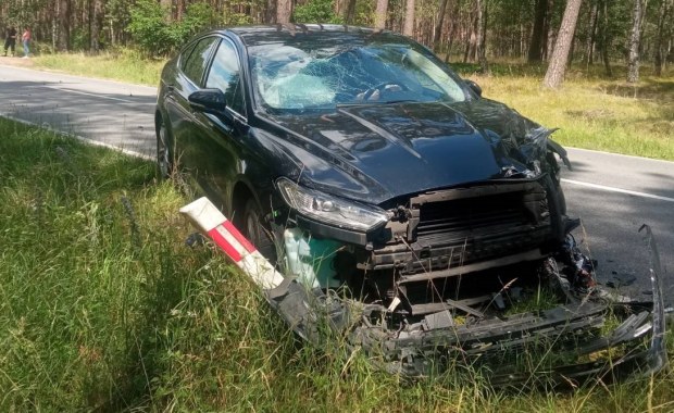 Wypadek na trasie Gwda Mała - Czarne. Siedem osób rannych