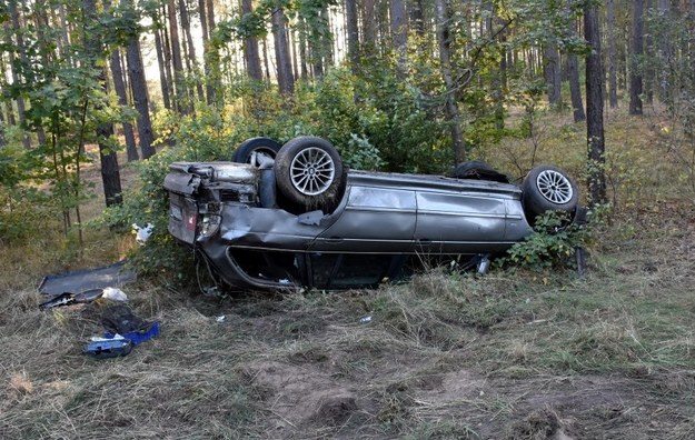 Wypadek na trasie Pisz-Jeże /http://pisz.policja.gov.pl /Policja