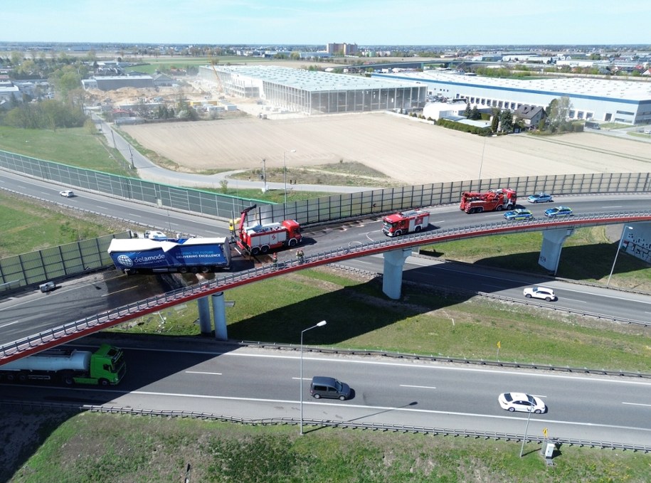 Wypadek na węźle Konotopa /	Wojciech Olkuśnik /East News