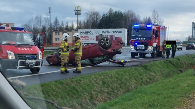 Wypadek na zakopiance /Gorąca Linia RMF FM