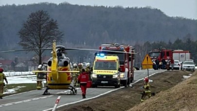 Wypadek paralotniarza na Lubelszczyźnie. Lądował śmigłowiec LPR 