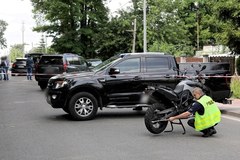 Wypadek podczas akcji CBŚP w Warszawie