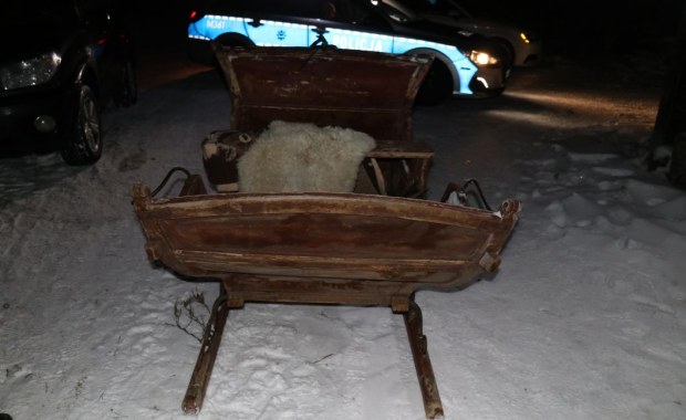 Wypadek podczas kuligu. Kierowca uciekł z miejsca zdarzenia