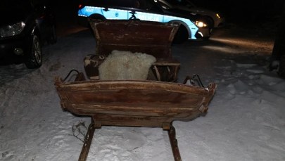 Wypadek podczas kuligu. Kierowca uciekł z miejsca zdarzenia