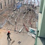 Wypadek podczas remontu muzeum w Wodzisławiu Śląskim. Runęło rusztowanie