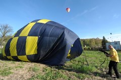 Wypadek podczas zawodów balonowych w Krośnie