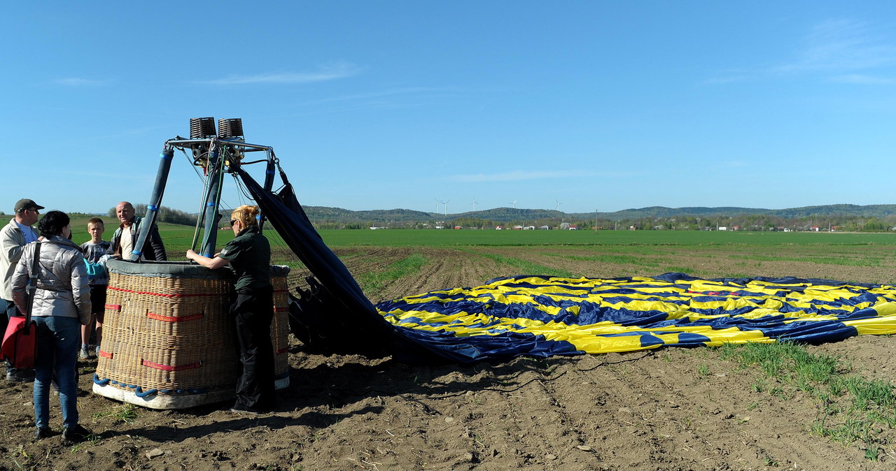 Wypadek podczas zawodów balonowych w Krośnie