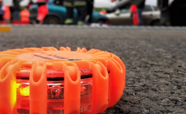 Wypadek pojazdu Żandarmerii Wojskowej na obwodnicy Trójmiasta