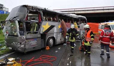 Wypadek polskiego autobusu pod Berlinem