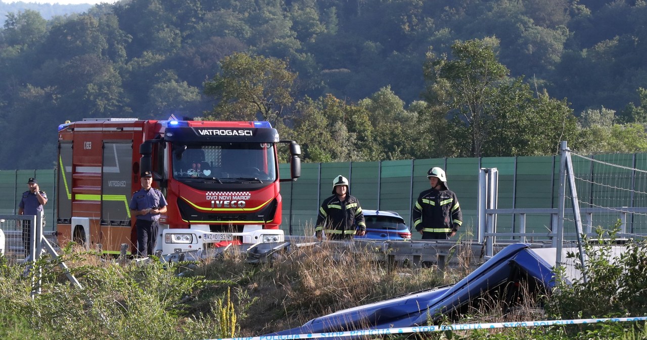 Wypadek polskiego autobusu w Chorwacji