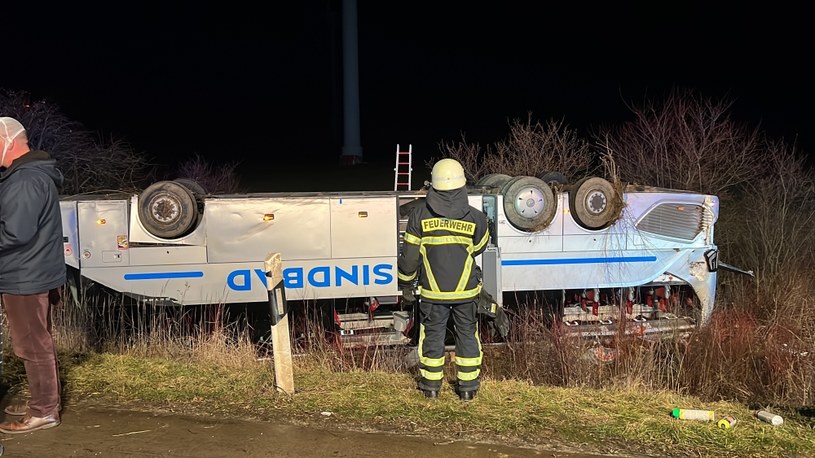 Wypadek polskiego autokaru w Niemczech [ZDJĘCIA]