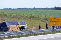 Wypadek polskiego autokaru w Serbii