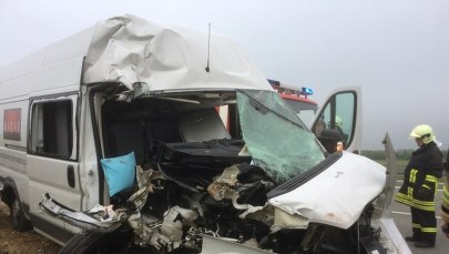 Wypadek polskiego busa w Niemczech. 7 osób rannych