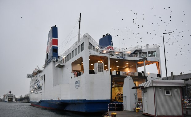 ​Wypadek polskiego promu w porcie w Gdańsku. Na pokładzie było 150 osób