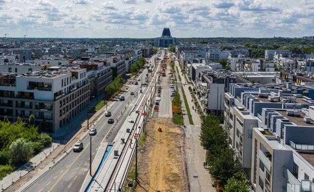 ​Wypadek przy budowie tramwaju do Wilanowa. 