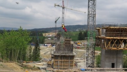 Wypadek przy budowie zakopianki - tak ćwiczą służby