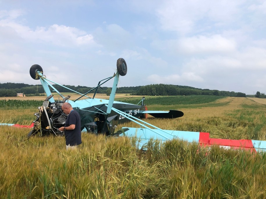 Wypadek samolotu w Chrząstówce /Gorąca Linia RMF FM /Gorąca Linia RMF FM