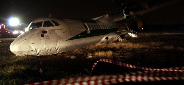 Wypadek samolotu we Włoszech /TELENEWS    /PAP/EPA