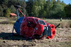 Wypadek śmigłowca w Czystej na Pomorzu