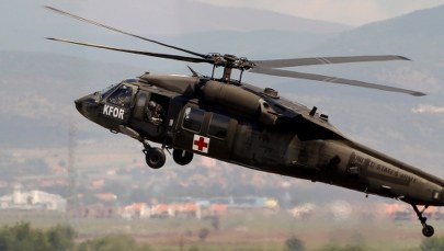 Wypadek śmigłowca w Prisztinie. Ranna jedna osoba