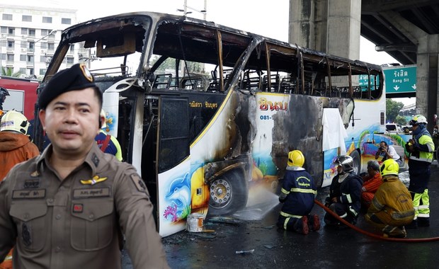 Wypadek szkolnego autobusu w Tajlandii. Zginęło 25 osób 