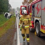 Wypadek szkolnego busa w Małopolsce. Ranne dzieci