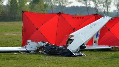 Wypadek szybowca w Laszkach na Podkarpaciu. Nie żyje młody mężczyzna