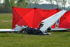 Wypadek szybowca w Laszkach. Zginął 21-letni pilot
