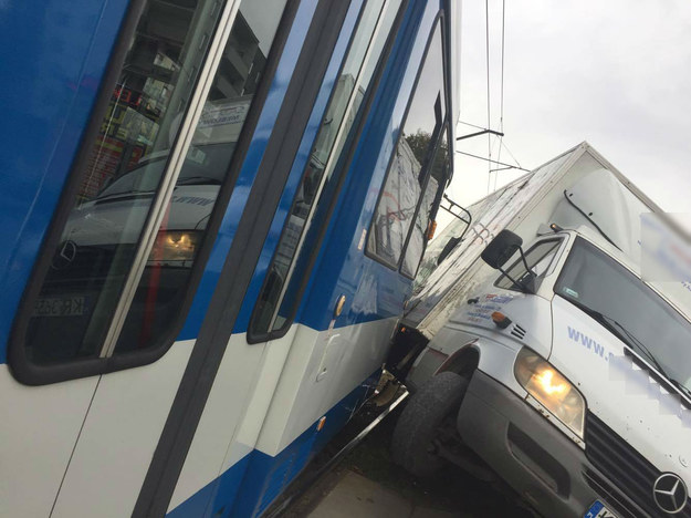 Wypadek tramwaju na ul. Wielickiej /Wacław /Gorąca Linia RMF FM