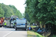 Wypadek ukraińskiego autokaru w Górznie-Kolonii