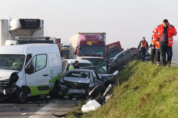 Wypadek w Belgii /JULIEN WARNAND /PAP/EPA