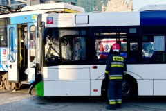 Wypadek w centrum Szczecina. 11 osób rannych