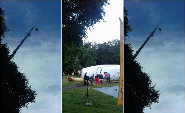 Wypadek w Gdyni. Podczas skoku na bungee poszkodowany został mężczyzna