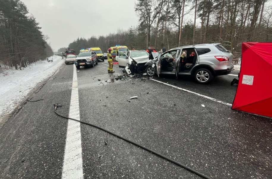 Wypadek w Głogowie Małopolskim /KM PSP Rzeszów /