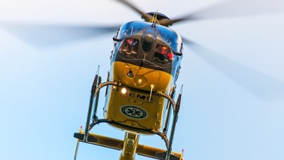 Wypadek w hucie w Dąbrowie Górniczej. Lądował śmigłowiec LPR